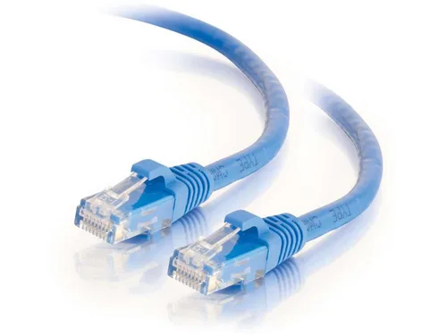 Vista 62 de C2G/Cables to Go 29002 Cables de Red Cat6 Sin Enganches Sin Blindaje (UTP), Paquete de 25, Azul (3 Pies, 0.91 Metros)