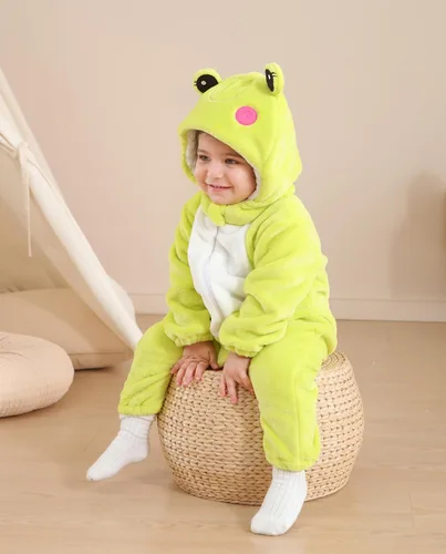 Vista 6 de CuteOn Toddler Onesie Halloween Baby Costumes Romper 3M-4Y Verde