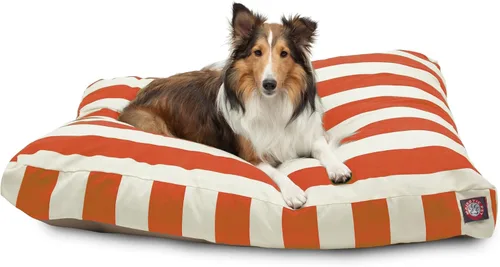 Vista 20 de Majestic Pet Cama rectangular grande para perros con rayas lavable, cama antideslizante y cómoda para mascotas, cama para perros con funda extraíble