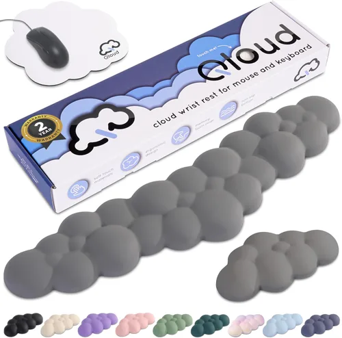Vista 18 de Create-ables Qloud Cloud Reposamuñecas para Teclado Reposamuñecas para Teclado de Computadora Almohadilla, Reposamuñecas para Teclado Cloud