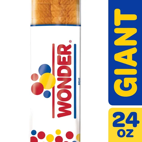 Vista 4 de Wonder Pan de sándwich blanco gigante en rodajas, pan blanco en rodajas, pan de 24 onzas