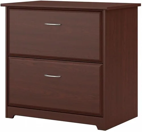 Vista 14 de Bush Furniture - Archivador lateral Cabot Collection de 2 cajones con herrajes cromados, elegante archivador para oficina en casa, cartas, archivos