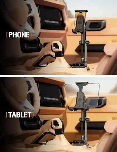 Vista 8 de ToughTested Talon Boom 2.0 - Soporte para tablet para automóvil, soporte de iPad resistente para camión, RV, soporte de teléfono ajustable, brazo