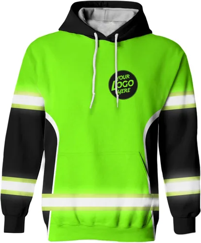 Vista 25 de Uniform Company - Polo reflectante de alta visibilidad para hombres y mujeres, polo de seguridad, ropa de trabajo para trabajadores