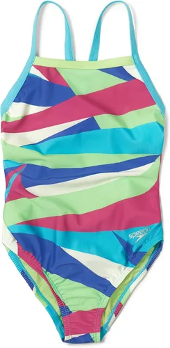 Vista 19 de Speedo Traje de baño de una pieza para niña con tiras finas Azul (Blue Print)