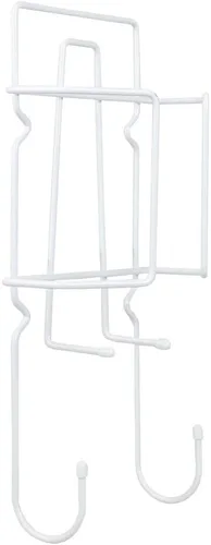 Vista 3 de Home Basics - Soporte compacto para plancha y tabla de planchar con revestimiento de vinilo para montar en la pared, (blanco) Organizador