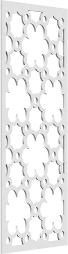 Vista 128 de 9 3/8"W x 24 3/8"H x 1/4"T Southgate Decorativos Paneles De Pared De Madera Calado, Abedul