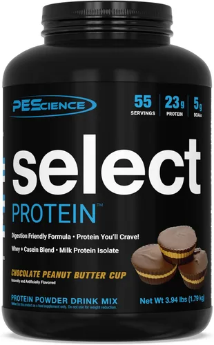 Vista 28 de PEScience Select Protein Powder, mezcla de suero y caseína, proteína limpia en polvo para mujeres y hombres, baja en calorías, baja