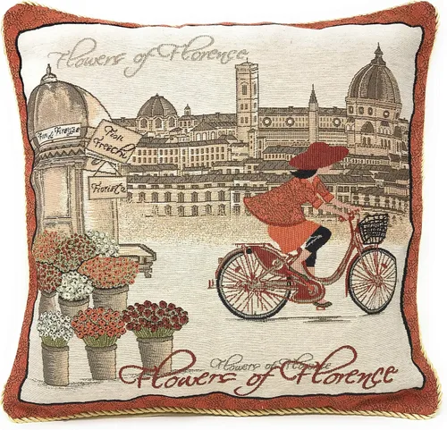 Vista 37 de Tache Home Fashion Funda de almohada 16 x 16 Down The Chimney