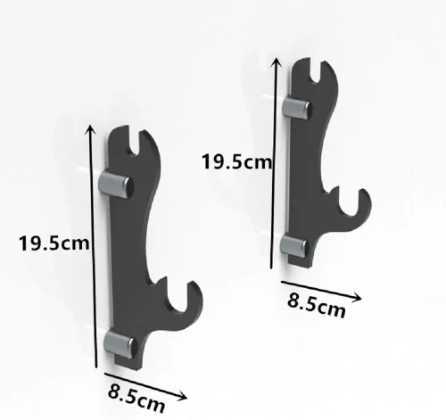 Vista 4 de Soporte para espada, soporte de espada, soporte de espada samurái montado en la pared, soporte de espada, soporte para espada, soporte para todas