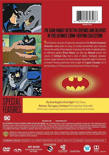 Vista 2 de Batman The Animated Series Vol 1 RepackagedDVD