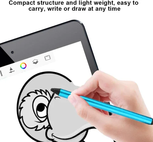 Vista 8 de Bolígrafo universal capacitivo de doble propósito compatible con todas las tabletas de teléfonos móviles, adecuado para dispositivos capacitivos