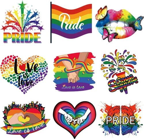 Vista 10 de 9 hojas de transferencia para planchar de Navidad para camisetas, parches para planchar de Navidad, diseño de transferencia de calor, calcomanías