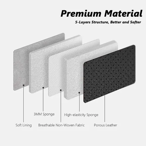 Vista 7 de Coverado Fundas de asiento de automóvil, fundas de asiento delantero, funda de asiento de coche beige, fundas impermeables para asiento
