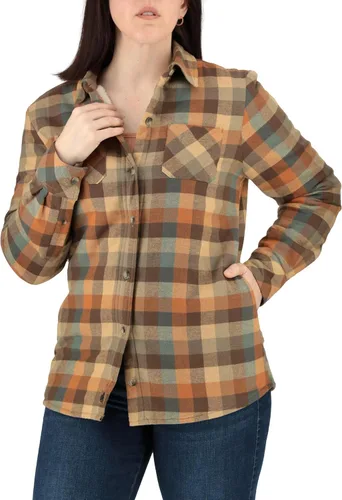 Vista 3 de Legendary Whitetails Chaqueta tipo camisa abierta para mujer, de estilo rústico