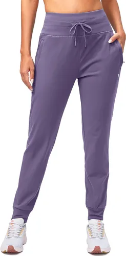 Vista 61 de G Gradual Pantalones deportivos con forro polar para mujer, de cintura alta, resistentes al agua, térmicos, para invierno, correr, senderismo