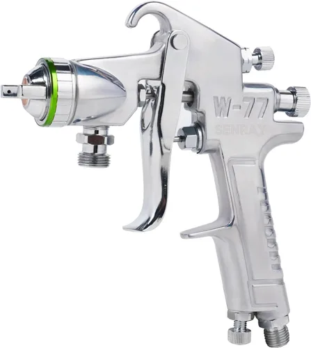 Vista 8 de Pistola de pintura del espray del aire de la alimentación de presión, pulverizador de la pintura del pote de la presión sin la taza - boquilla