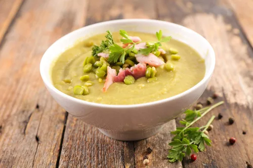 Vista 5 de Guisantes verdes divididos, 12 onzas, verificados sin OMG, secos, veganos, kosher, a granel. Fácil de cocinar. Rico en proteínas, fibra, minerales