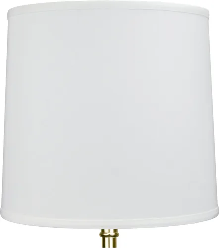 Vista 2 de FenchelShades.com 12 pulgadas de diámetro superior x 13 pulgadas de diámetro inferior x 12 pulgadas de alto, pantalla de tambor de tela, accesorio