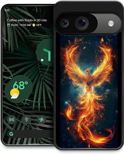 Vista 21 de Compatible con Google Pixel 4A 5G Mobile Case Creative Acrylic Panel trasero Silicona Protección Grip especialmente diseñado para Google Pixel 4A 5G
