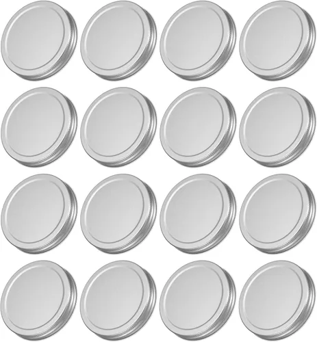 Vista 8 de uxcell 16 tapas para frascos de conserva, 2.76 pulgadas, boca regular, tapas de hojalata a prueba de fugas para conservas de cocina (negro)
