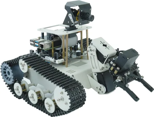 Vista 11 de Yahboom Proyecto programable DIY ROS Starter Tank Chassis Robot con cámara AI para Jetson Nano B01 Reconocimiento Seguimiento OpenCV MediaPipe