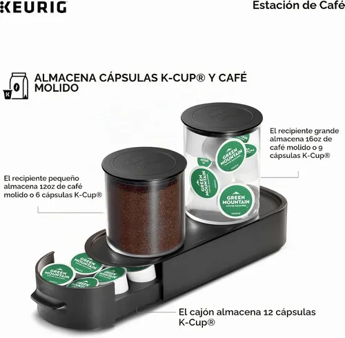 Vista 4 de Keurig - Carrusel para almacenar cápsulas de café, capacidad para hasta 36 K-Cup