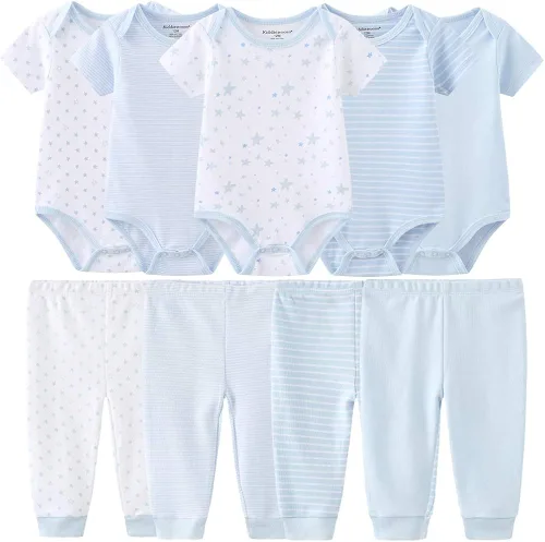 Vista 2 de Kiddiezoom - Conjunto de ropa unisex para bebé para regalo 19 piezas