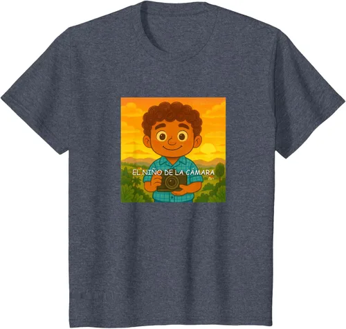 Vista 98 de Camiseta El Niño de la Cámara – Diseño Oficial del Cuento Ilustrado