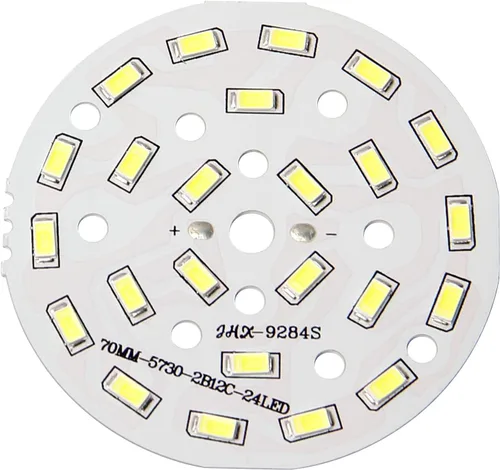 Vista 3 de Othmro Bombilla LED con chip de 2.75 pulgadas de diámetro, luz súper brillante de alta potencia, lámpara de aluminio de 36-42 V 6500 K