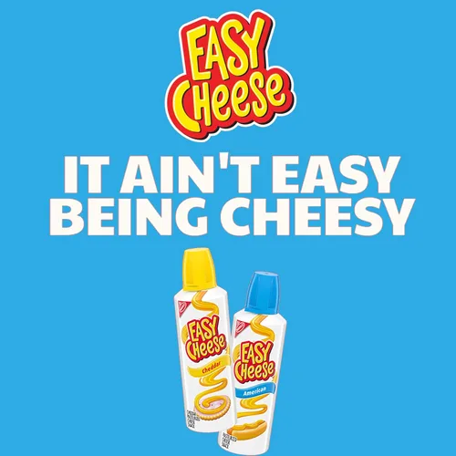 Vista 5 de EASY CHEESE - Bocadillo de queso americano, latas de 12-8 onzas