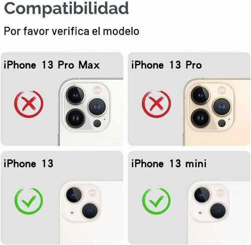 Vista 3 de Protector de lente de cámara con diamantes brillantes para iPhone 13 y iPhone 13 mini, cubierta de cámara con gemas de metal con purpurina