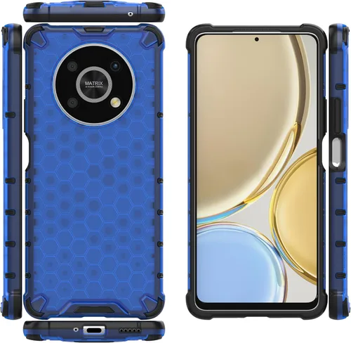 Vista 120 de Pzwoxukhov Funda compatible con Huawei Nova 3i, compatible con Huawei P Smart+ 2018 Honeycomb Anti-Drop Shock-Absorbing Case Negro
