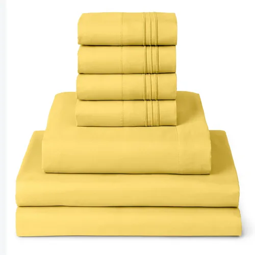Vista 50 de Mellanni Juego de sábanas Twin XL - Juego de ropa de cama de 4 piezas de la colección icónica, (incluyendo 2 fundas de almohada), bolsillo profundo