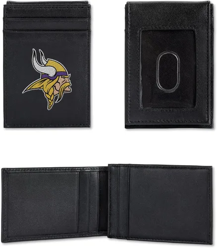 Vista 12 de NFL Rico Industries - Cartera bordada con bolsillo frontal, gran artículo de regalo, San Francisco 49Ers, Bolsillo frontal