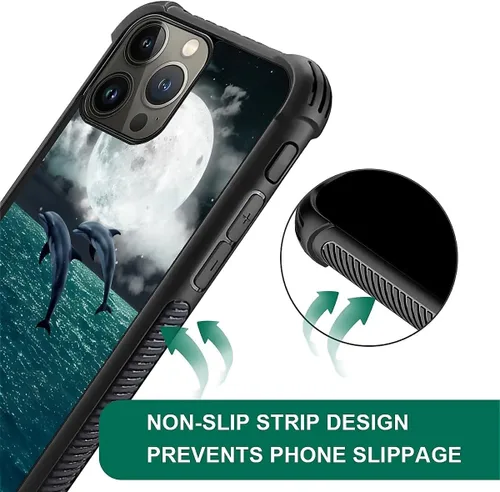 Vista 895 de Funda compatible con iPhone 15, diseño de elefantes africanos, diseño increíble a prueba de golpes, antiarañazos, carcasa trasera de policarbonato