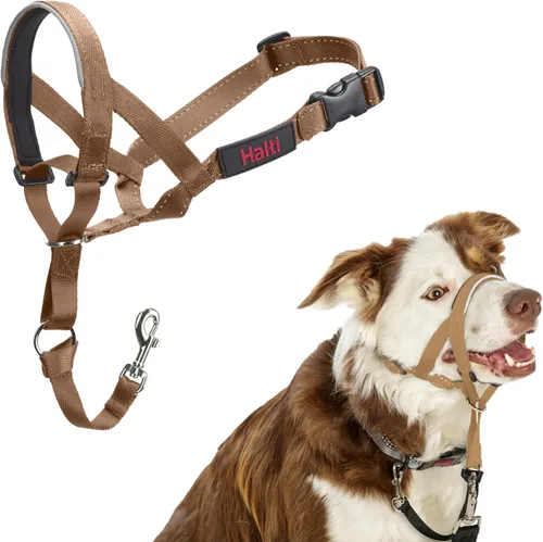 Vista 29 de Collar Halti - Detén a tu perro de tirar de la correa. Ajustable, reflectante y ligero, con banda nasal acolchada. Collar anti-tirón de Negro