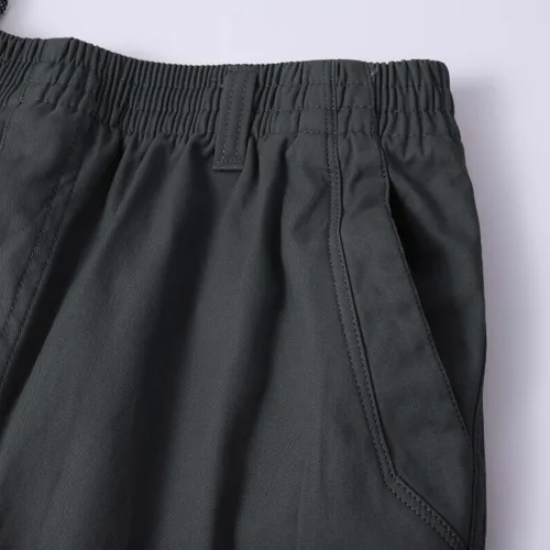 Vista 5 de Pantalones cargo casuales para hombre, pantalones de senderismo al aire libre, pantalones deportivos ligeros de retazos, pantalones de trabajo