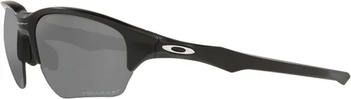 Vista 3 de Oakley Gafas de sol para hombre, marco de tinta negra, lentes de iridio jade, 2.362in