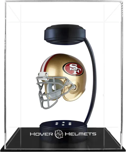 Vista 5 de Pegasus Sports NFL - Casco flotante de levitación giratorio con iluminación LED