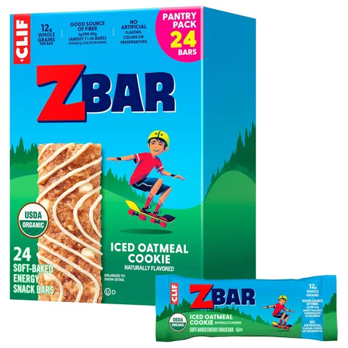 Vista 16 de Zbar - Brownie de chocolate - Barras de snack energéticas horneadas suavemente - Sin OMG - 11g de granos integrales - Barras de granola orgánicas