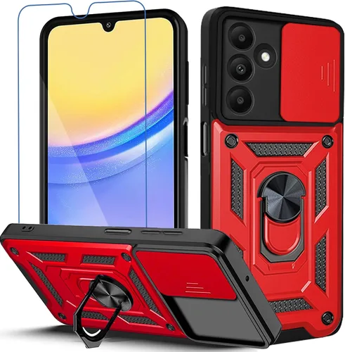 Vista 12 de Para Samsung Galaxy A13 5G Caso: Caja Del Teléfono Con Protector De Pantalla Para Samsung Galaxy A13 5G - Negro