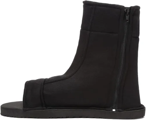Vista 8 de ZNZXYCOS Accesorios de cosplay de anime para adultos y niños, zapatos negros para fiesta de Halloween, Negro