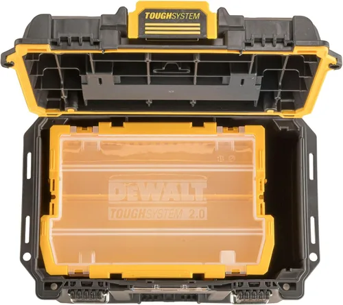 Vista 34 de DEWALT TOUGHSYSTEM 2.0 Caja de herramientas profunda compacta y duradera con divisores extraíbles (DWST08035)