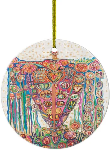Vista 10 de Maureen Claffy Ceramic Christmas Tree Ornament Conception