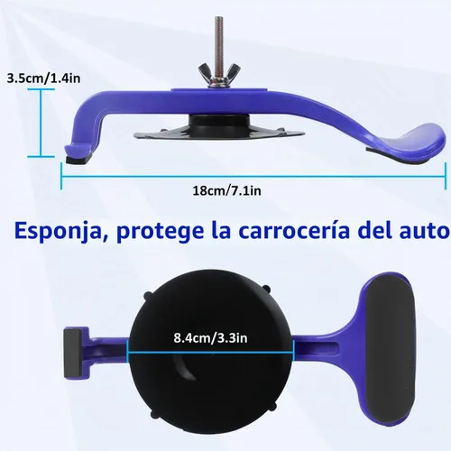 Vista 5 de ZKTOOL Juego de abrazaderas con ventosa de 6 piezas, kit de abrazaderas de clase para reparación y pegado de vidrio de techo de convertible