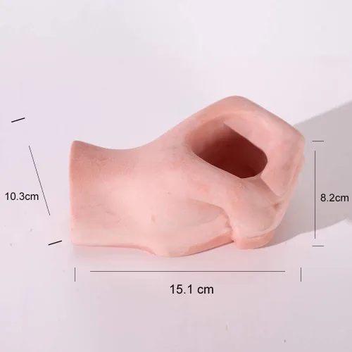Vista 2 de NICOLE Moldes de silicona para macetas de hormigón, moldes de yeso para plantas suculentas, moldes de macetas de cemento