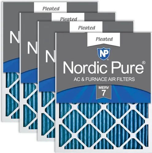 Vista 51 de Nordic Pure 20x20x1 (Tamaño real: 19 1/2 x 19 1/2 x 3/4) Filtros de aire para caldera/aire acondicionado Poly Green MERV 6 – Reduce el polvo