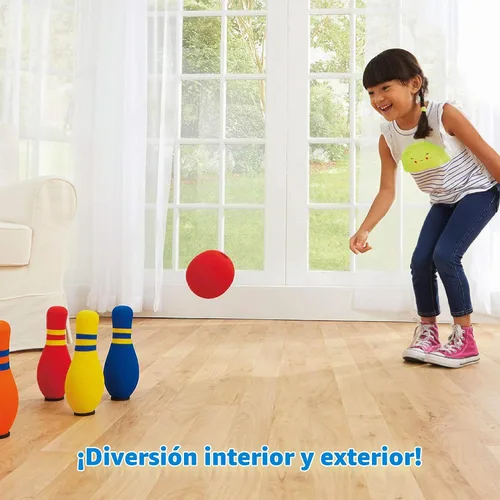 Vista 4 de Kidoozie Juego de bolos de seis pines