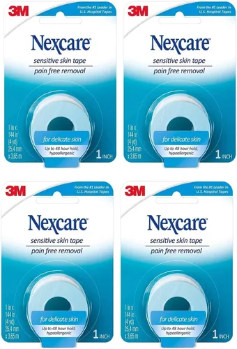 Vista 6 de Nexcare Cinta de bajo trauma para piel sensible, 4